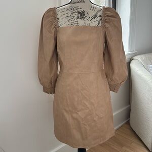 NWT 7 For All Mankind Faux Leather Dress